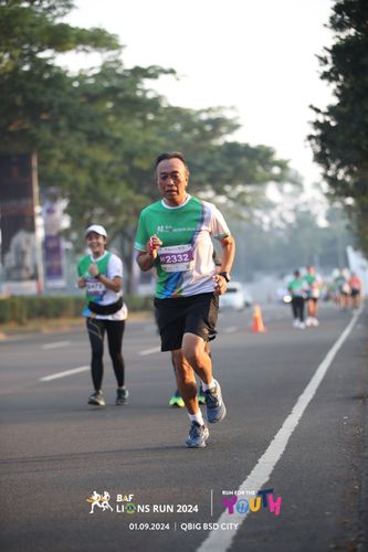 Race photo from BAF LIONS RUN 2024