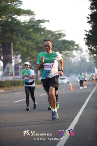 Race photo from BAF LIONS RUN 2024