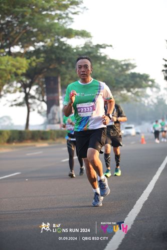 Race photo from BAF LIONS RUN 2024