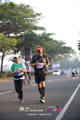 Race photo from BAF LIONS RUN 2024
