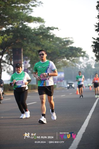 Race photo from BAF LIONS RUN 2024