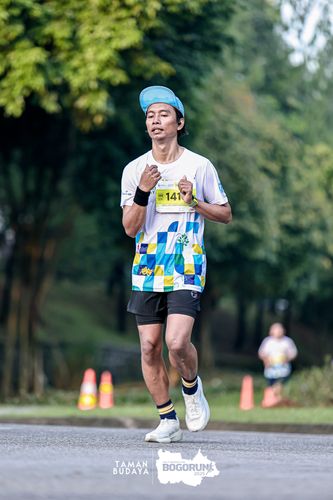 Race photo from Taman Budaya x BOGORUN 2025