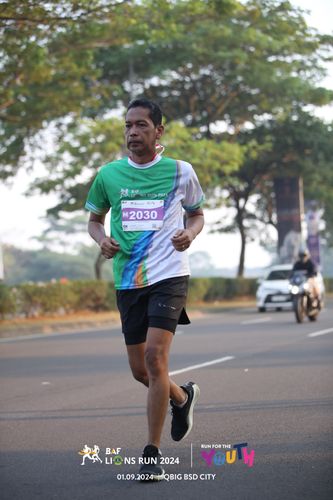 Race photo from BAF LIONS RUN 2024