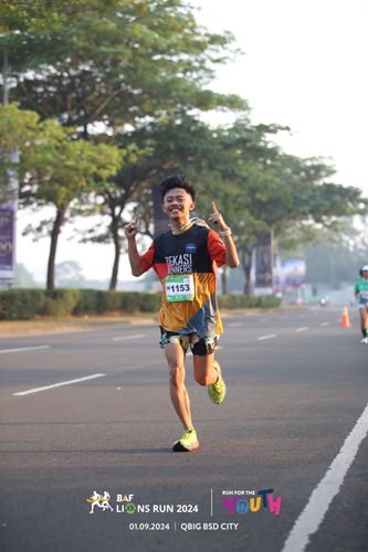 Race photo from BAF LIONS RUN 2024