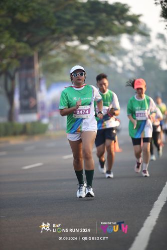 Race photo from BAF LIONS RUN 2024