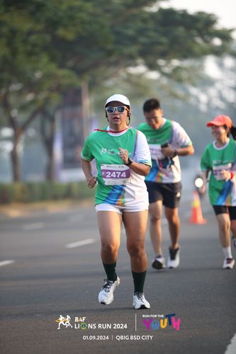 Race photo from BAF LIONS RUN 2024