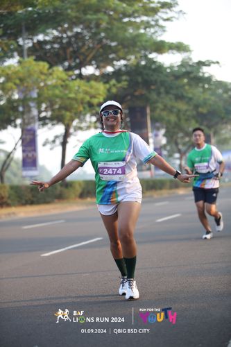 Race photo from BAF LIONS RUN 2024