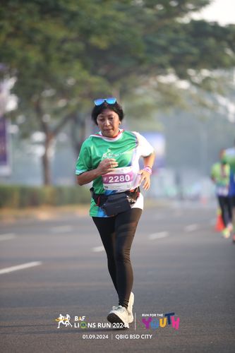 Race photo from BAF LIONS RUN 2024