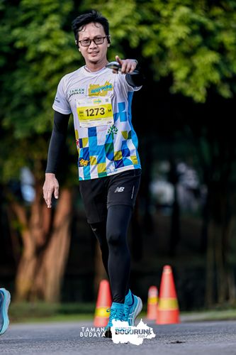 Race photo from Taman Budaya x BOGORUN 2025