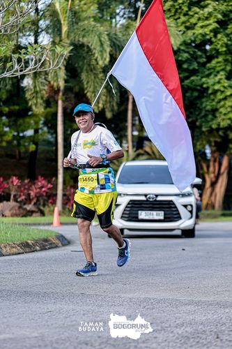 Race photo from Taman Budaya x BOGORUN 2025