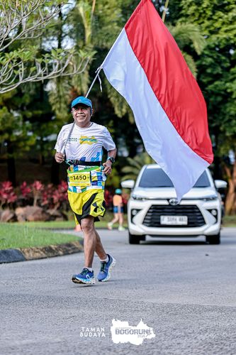 Race photo from Taman Budaya x BOGORUN 2025