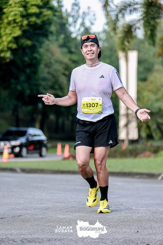 Race photo from Taman Budaya x BOGORUN 2025