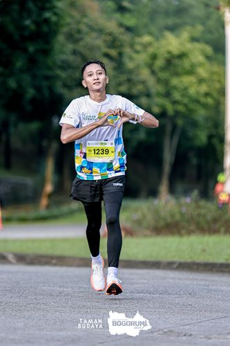 Race photo from Taman Budaya x BOGORUN 2025