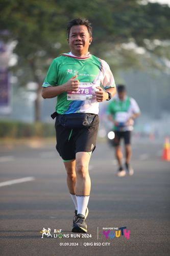 Race photo from BAF LIONS RUN 2024