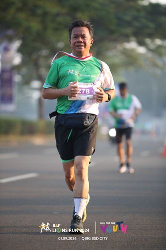 Race photo from BAF LIONS RUN 2024