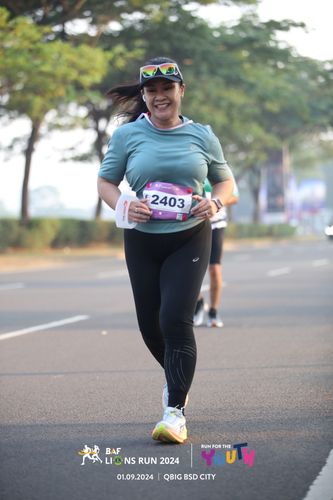 Race photo from BAF LIONS RUN 2024