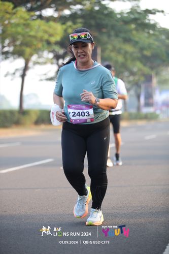 Race photo from BAF LIONS RUN 2024