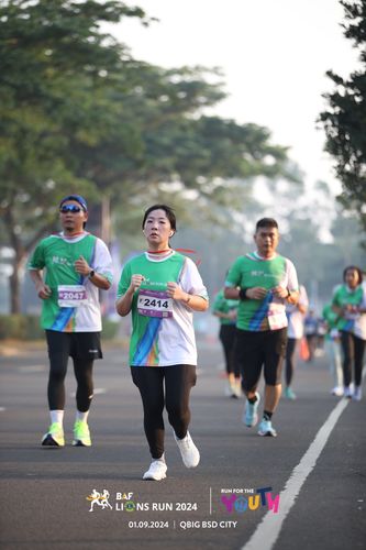 Race photo from BAF LIONS RUN 2024