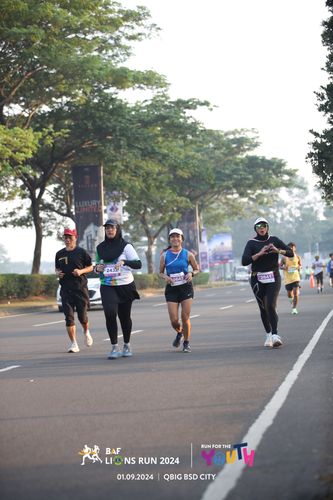 Race photo from BAF LIONS RUN 2024