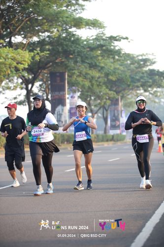 Race photo from BAF LIONS RUN 2024
