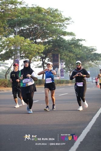 Race photo from BAF LIONS RUN 2024
