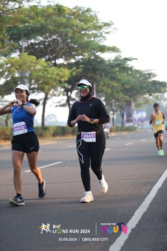 Race photo from BAF LIONS RUN 2024