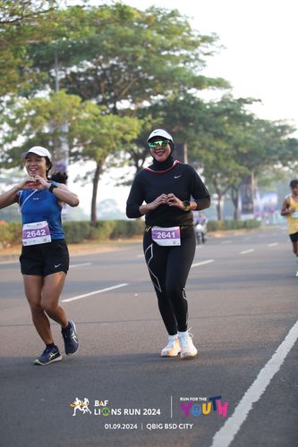 Race photo from BAF LIONS RUN 2024