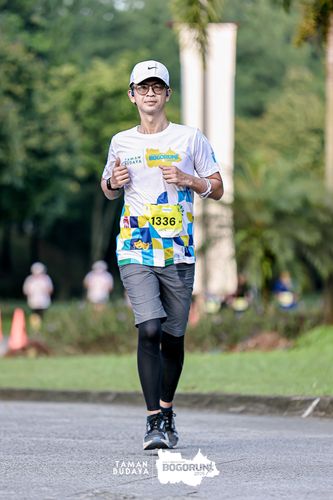 Race photo from Taman Budaya x BOGORUN 2025