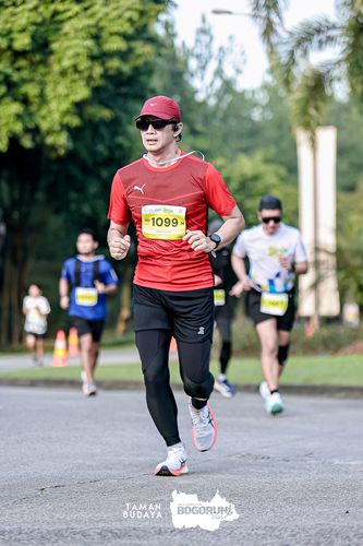 Race photo from Taman Budaya x BOGORUN 2025