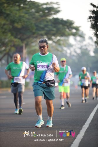 Race photo from BAF LIONS RUN 2024