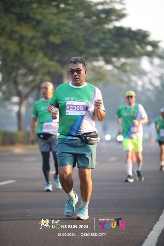 Race photo from BAF LIONS RUN 2024