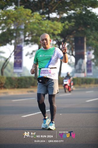 Race photo from BAF LIONS RUN 2024