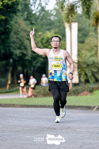 Race photo from Taman Budaya x BOGORUN 2025