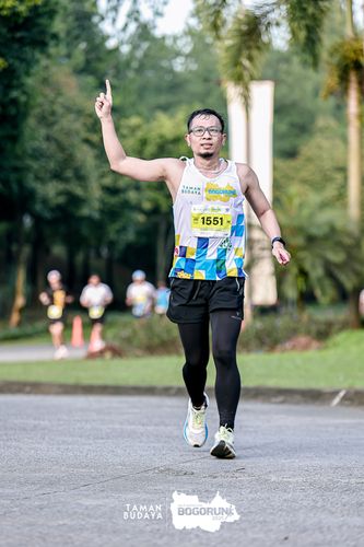Race photo from Taman Budaya x BOGORUN 2025