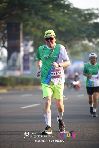 Race photo from BAF LIONS RUN 2024