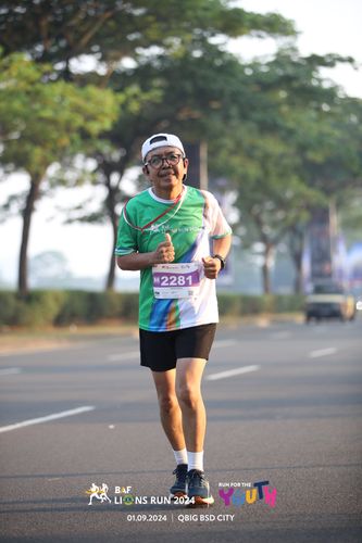 Race photo from BAF LIONS RUN 2024