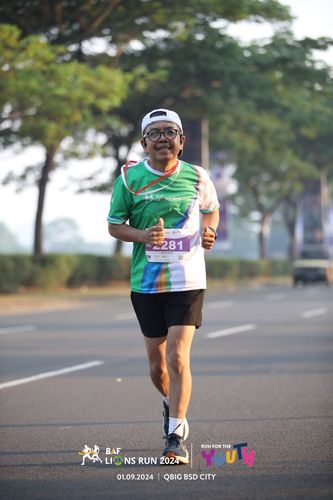 Race photo from BAF LIONS RUN 2024