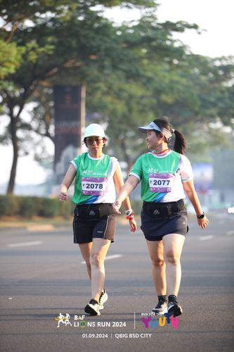Race photo from BAF LIONS RUN 2024