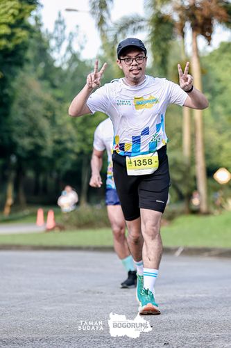 Race photo from Taman Budaya x BOGORUN 2025
