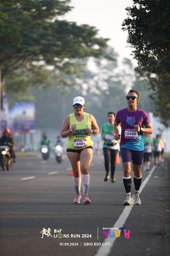 Race photo from BAF LIONS RUN 2024
