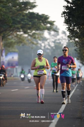 Race photo from BAF LIONS RUN 2024