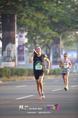 Race photo from BAF LIONS RUN 2024