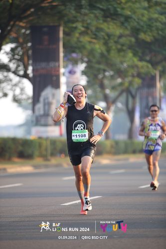 Race photo from BAF LIONS RUN 2024
