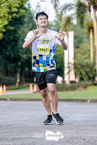 Race photo from Taman Budaya x BOGORUN 2025
