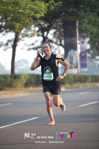 Race photo from BAF LIONS RUN 2024
