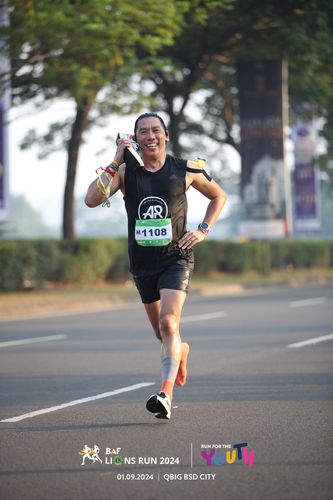 Race photo from BAF LIONS RUN 2024