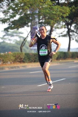 Race photo from BAF LIONS RUN 2024