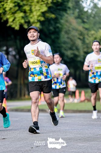 Race photo from Taman Budaya x BOGORUN 2025