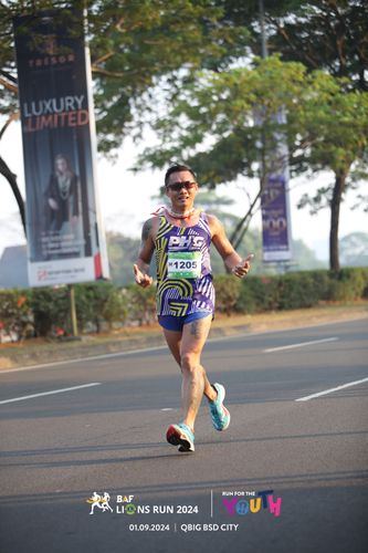 Race photo from BAF LIONS RUN 2024