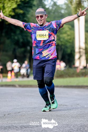Race photo from Taman Budaya x BOGORUN 2025